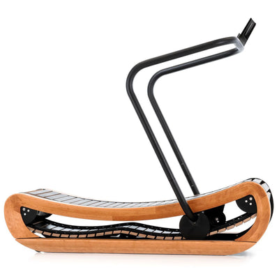 NOHRD SprintBok V2 Kersen motorloze houten loopband - Kersenhout - gratis installatie