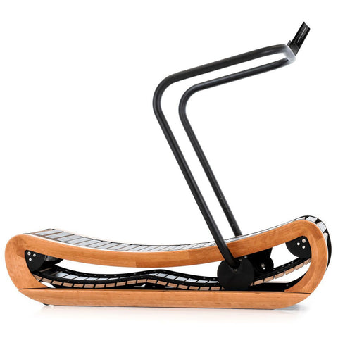 NOHRD SprintBok V2 Kersen motorloze houten loopband - Kersenhout - gratis installatie