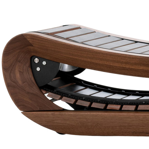 NOHRD SprintBok V2 Walnoot motorloze houten loopband - Notenhout - gratis installatie