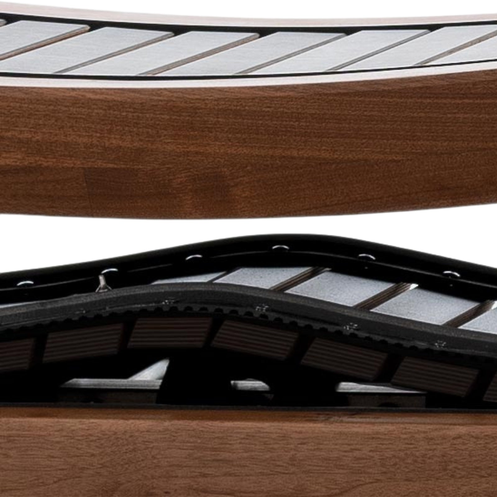 NOHRD SprintBok V2 Walnoot motorloze houten loopband - Notenhout - gratis installatie
