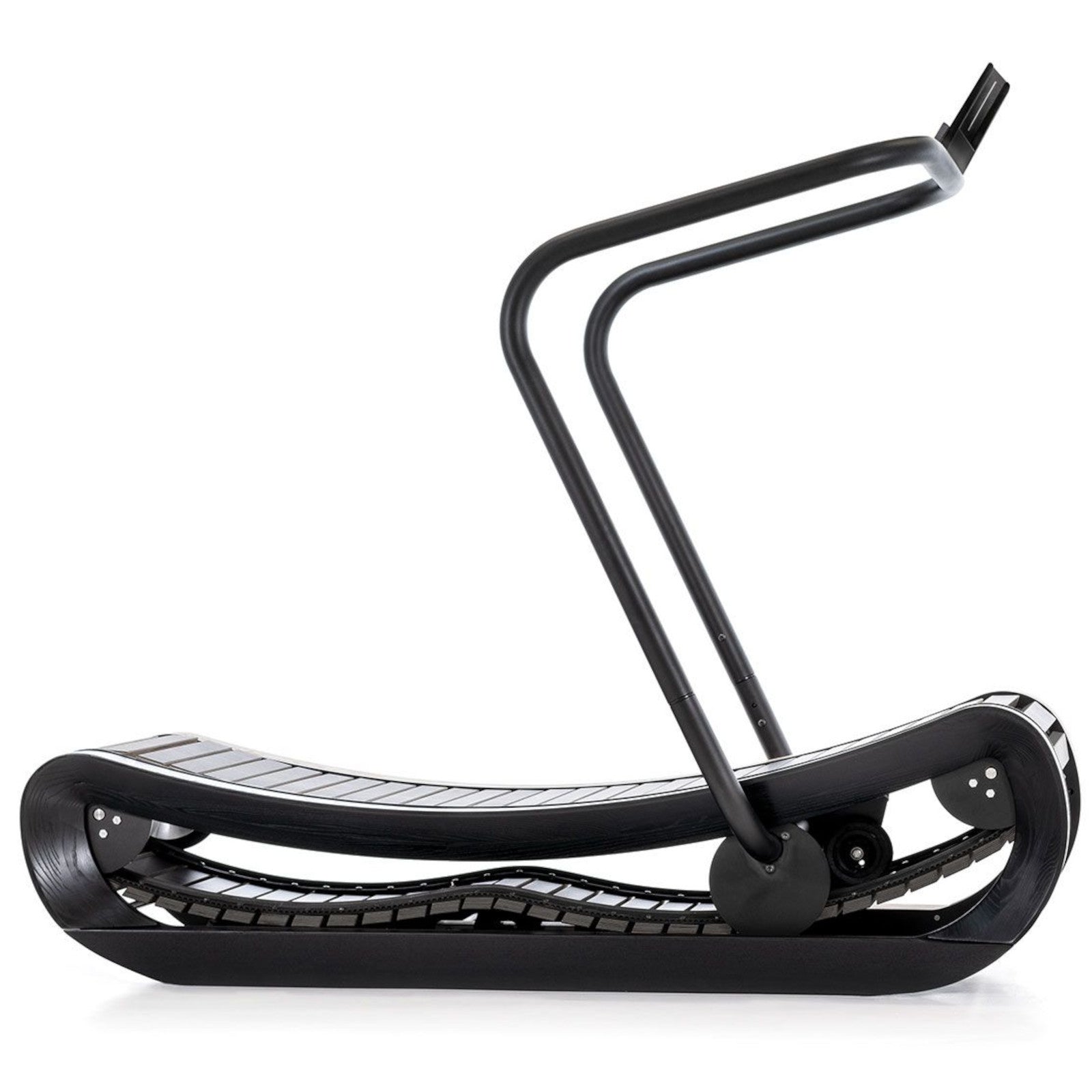 NOHRD SprintBok V2 Zwart motorloze houten loopband - Gebeitst eikenhout - gratis installatie