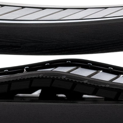 NOHRD SprintBok V2 Zwart motorloze houten loopband - Gebeitst eikenhout - gratis installatie