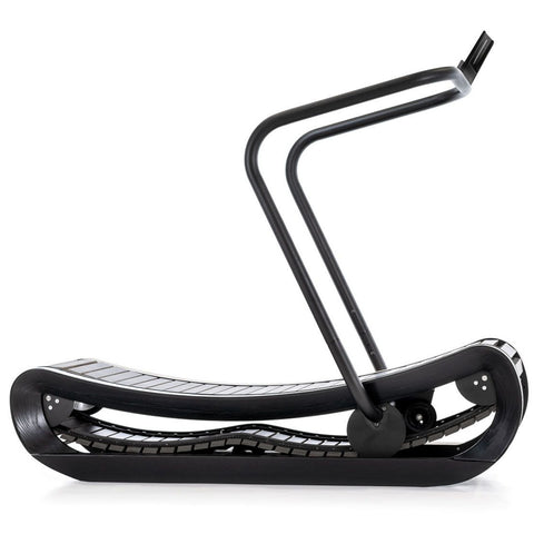 NOHRD SprintBok V2 Zwart motorloze houten loopband - Gebeitst eikenhout - gratis installatie