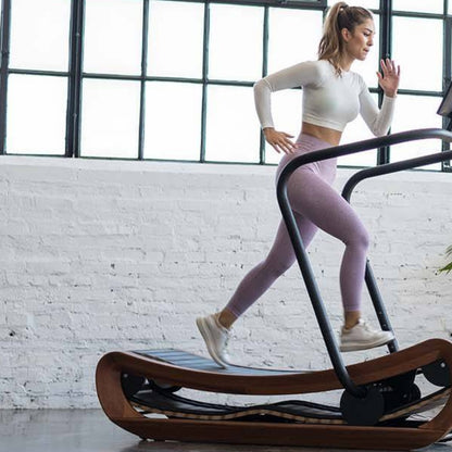 NOHRD SprintBok V2 Vintage Oak motorless wooden treadmill - Stained oak - free installation