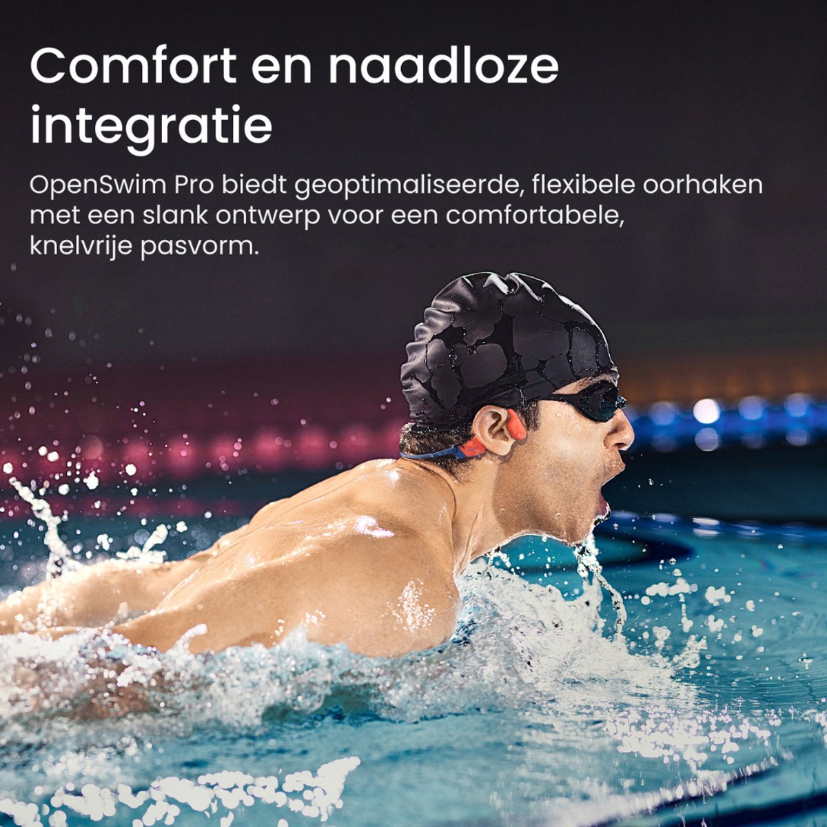 Shokz OpenSwim Pro 2 USB-C - Draadloze in-ear sportkoptelefoon