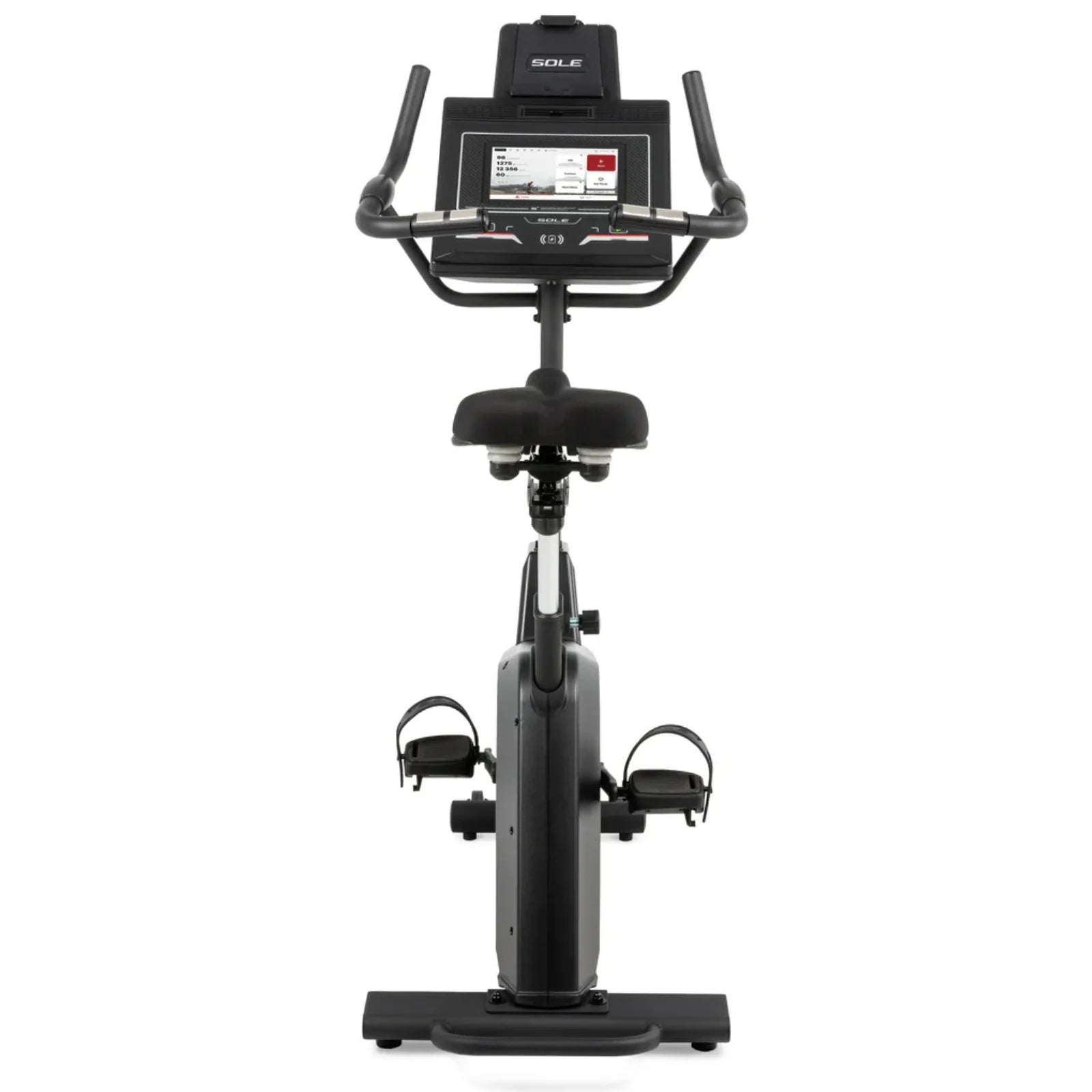 Sole Fitness LCB upright bike / hometrainer met touchscreen entertainment scherm