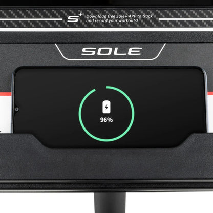 Sole Fitness LCR recumbent bike ligfiets - touchscreen entertainment scherm