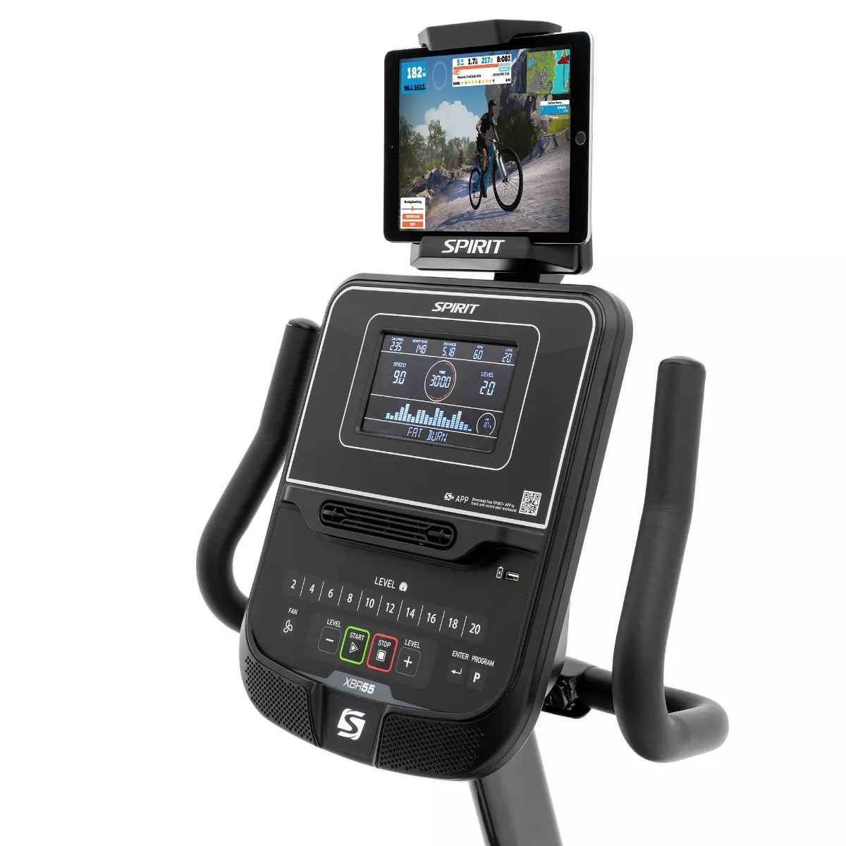 Spirit Fitness XBR55 recumbent bike ligfiets