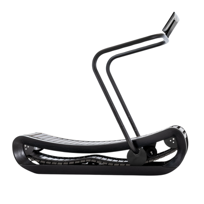 NOHRD SprintBok Pro Zwart motorloze houten loopband - Gebeitst eikenhout - gratis installatie