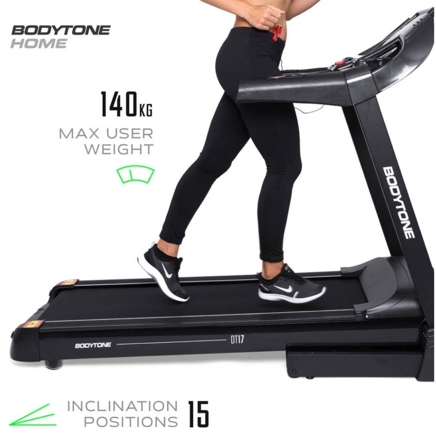 Bodytone DT17+ Loopband - Inklapbaar