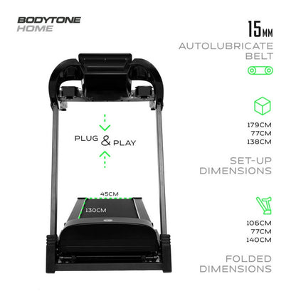 Bodytone DT17+ Loopband - Inklapbaar
