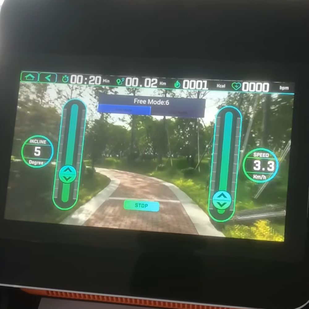 Bodytone DT22W Loopband met entertainment console